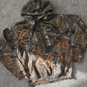 PrettyLittleThing Women's Woodland Brush Camo Hoodie